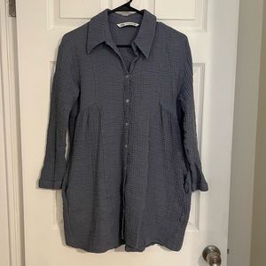 Zara Waffle T-shirt Dress | XS